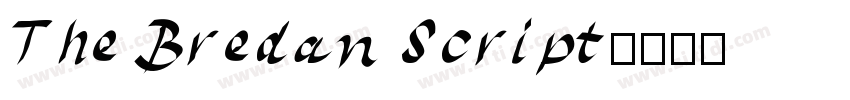 The Bredan Script字体转换